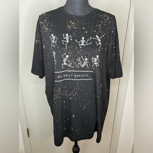 Southern Bliss Daily Anxiety T-shirt Size XL